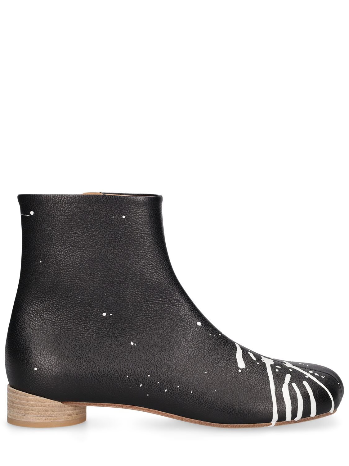 Mm Leather Ankle Boots - MM6 MAISON MARGIELA - Modalova
