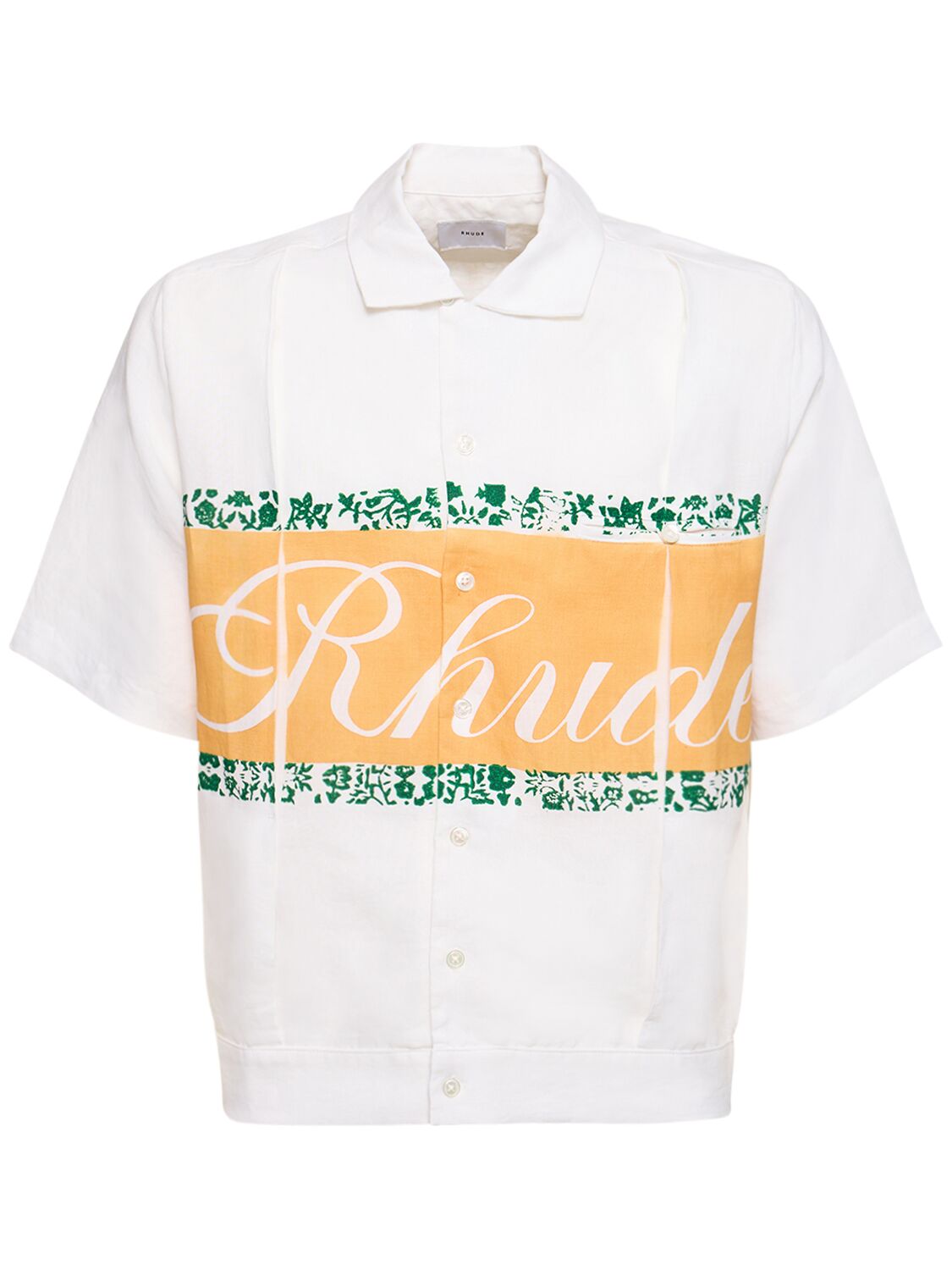 Rhude Linen Cuban Shirt - RHUDE - Modalova