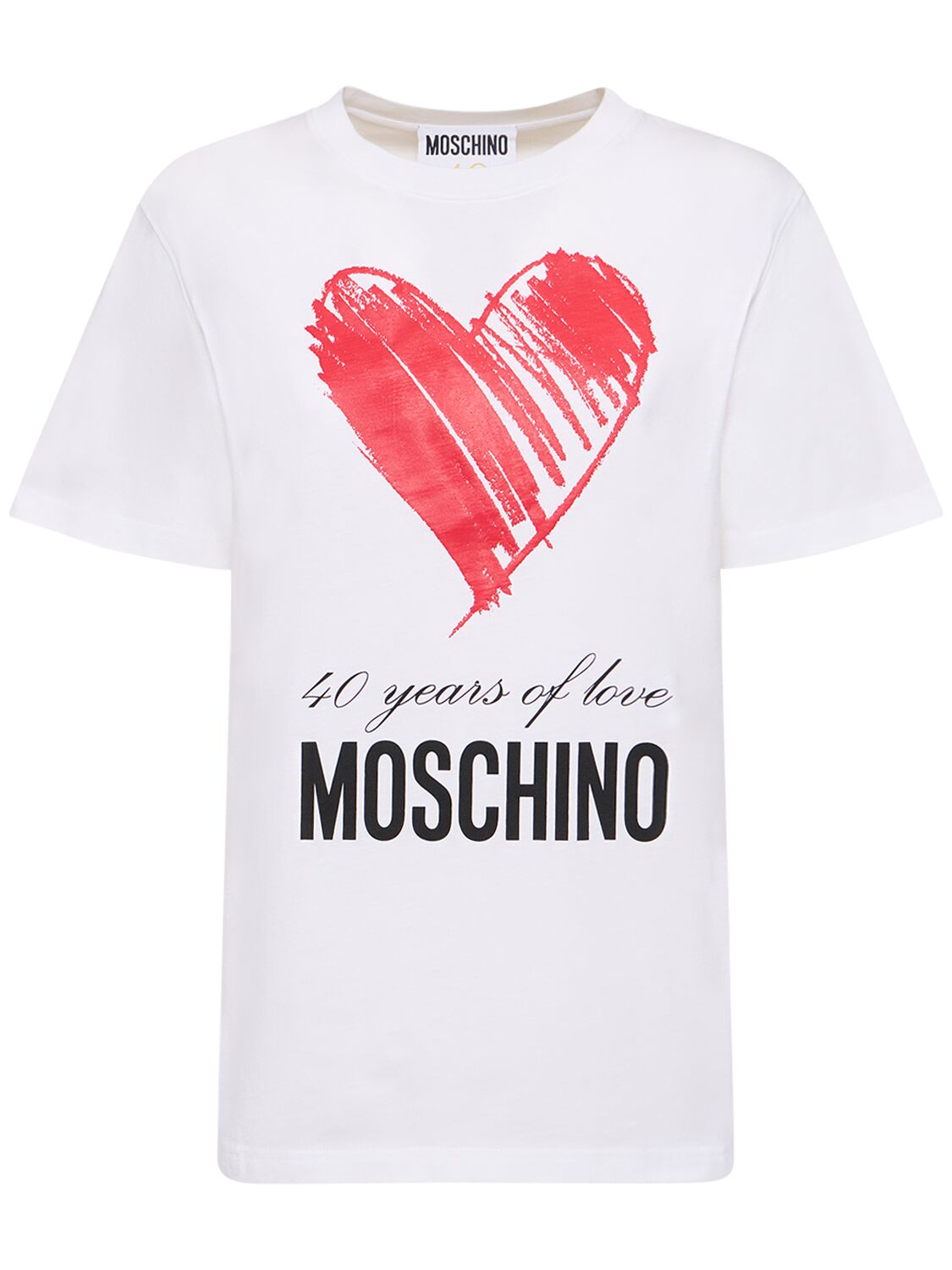 Mujer Camiseta De Jersey Con Logo 36 - MOSCHINO - Modalova