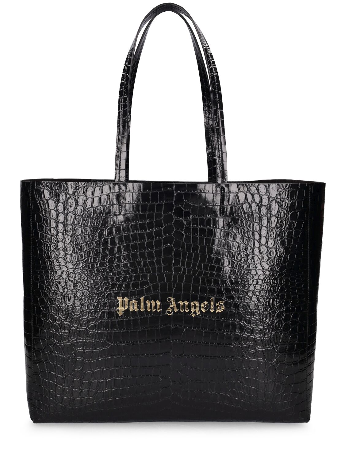 Palm Leather Tote Bag - PALM ANGELS - Modalova