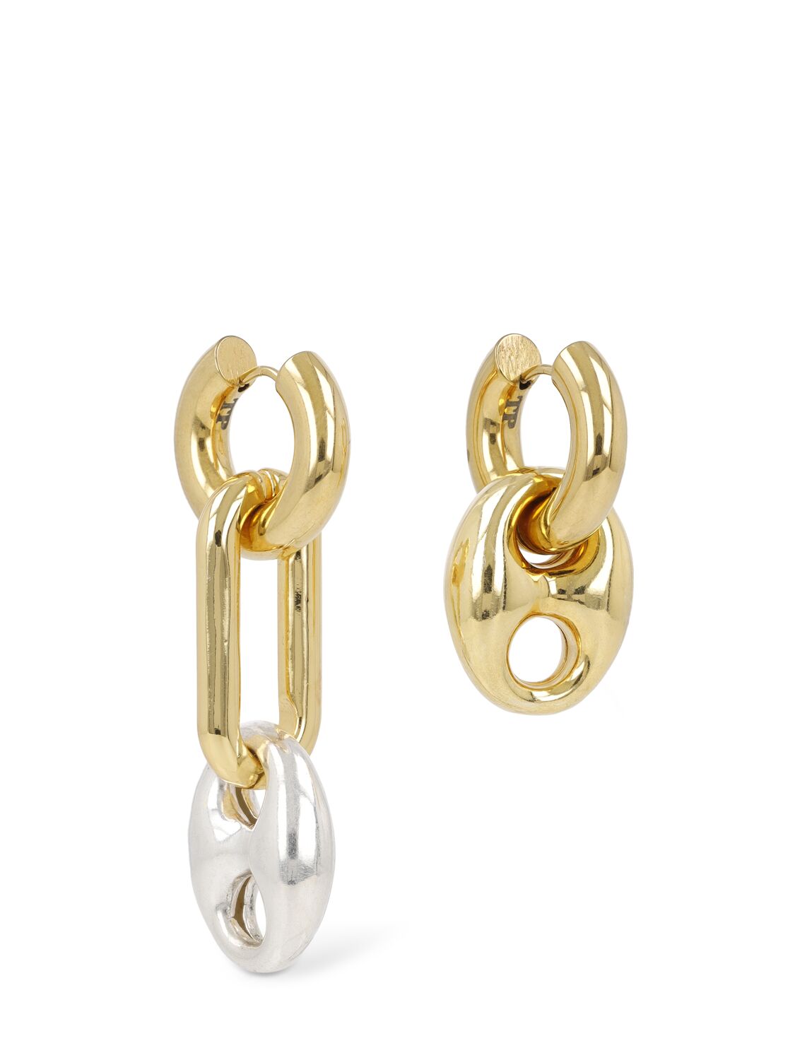 Ring Pull Mismatched Earrings - TIMELESS PEARLY - Modalova