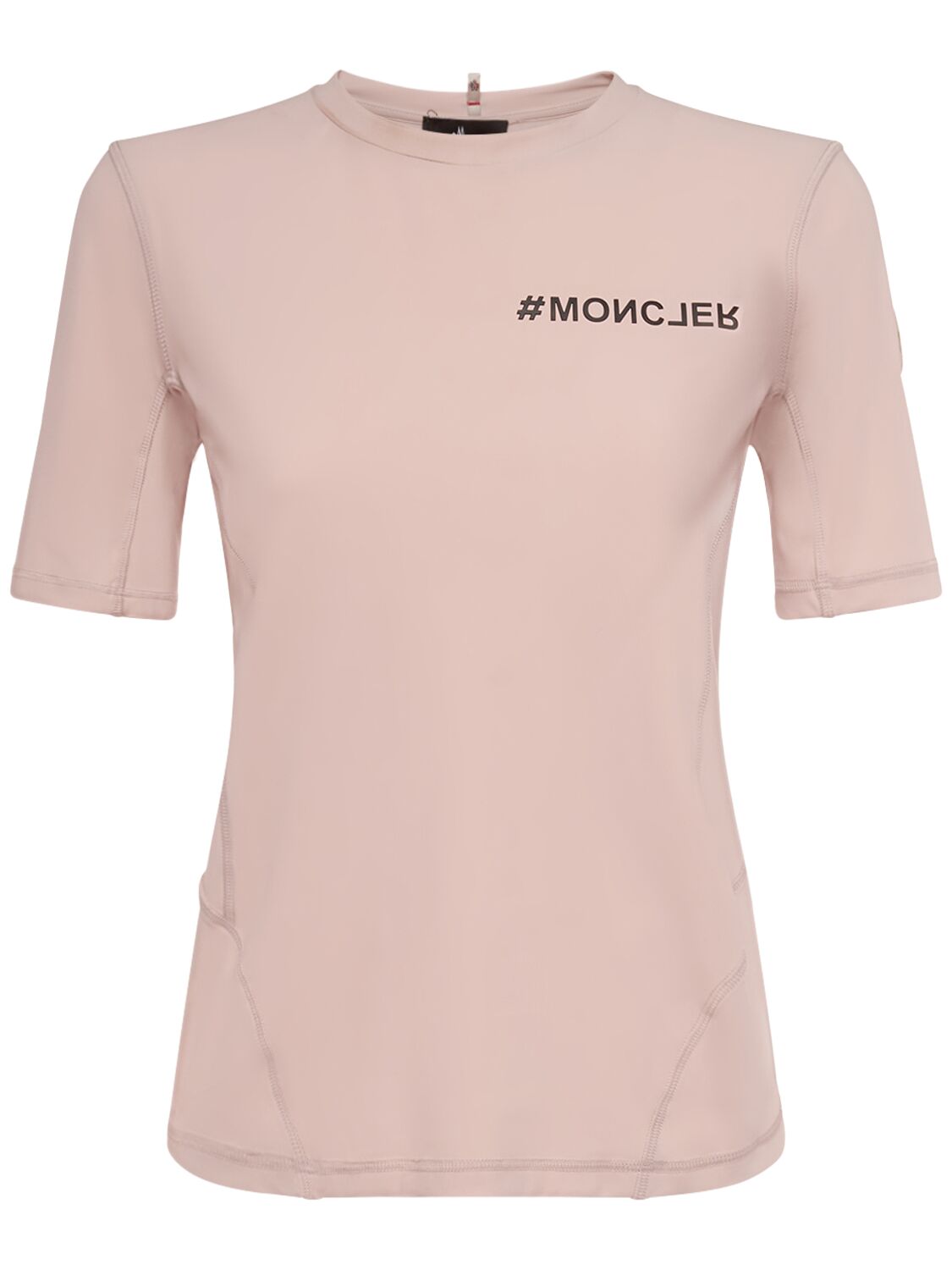 T-shirt Aus Technojersey „sensitive“ - MONCLER GRENOBLE - Modalova