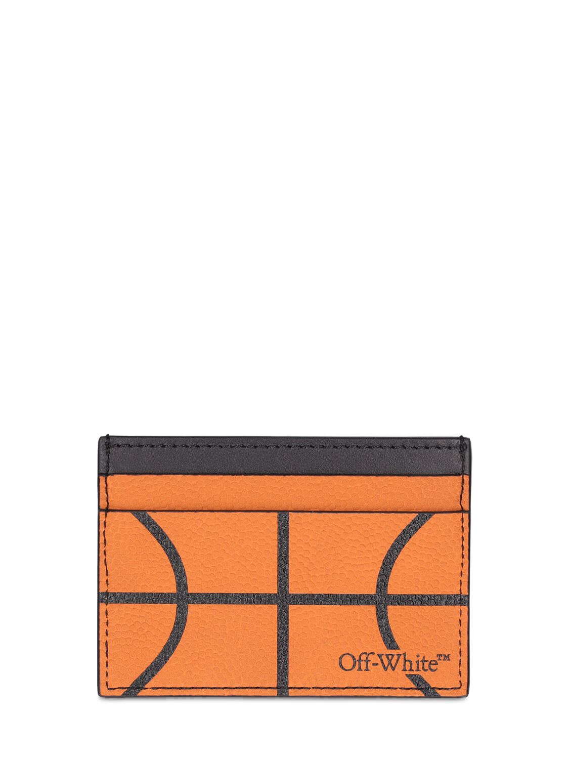 Basketball Simple Leather Card Holder - OFF-WHITE - Modalova