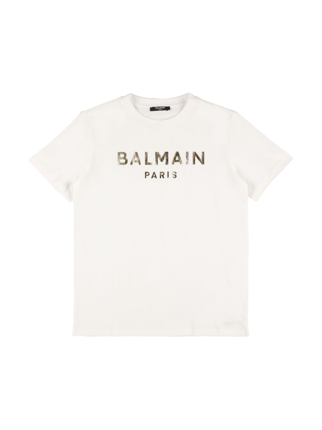T-shirt Aus Baumwolljersey Mit Logo - BALMAIN - Modalova