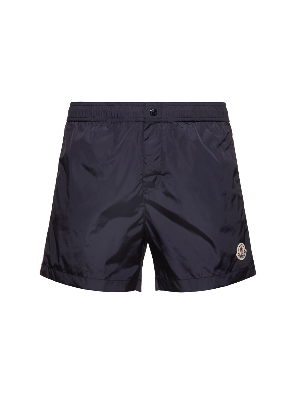 Shorts Mare In Nylon Con Logo - MONCLER - Modalova