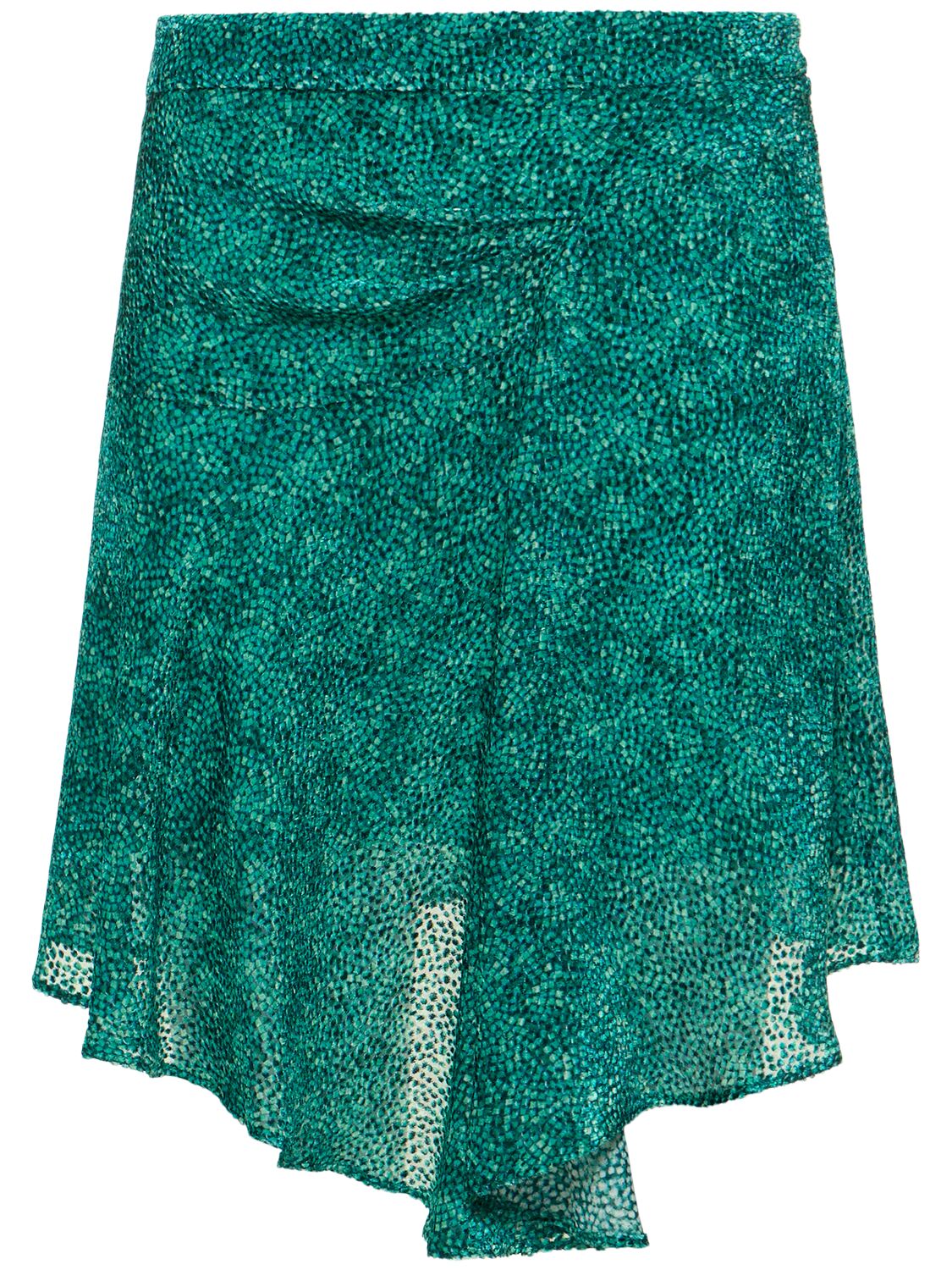 Selena Printed Viscose & Silk Mini Dress - ISABEL MARANT - Modalova