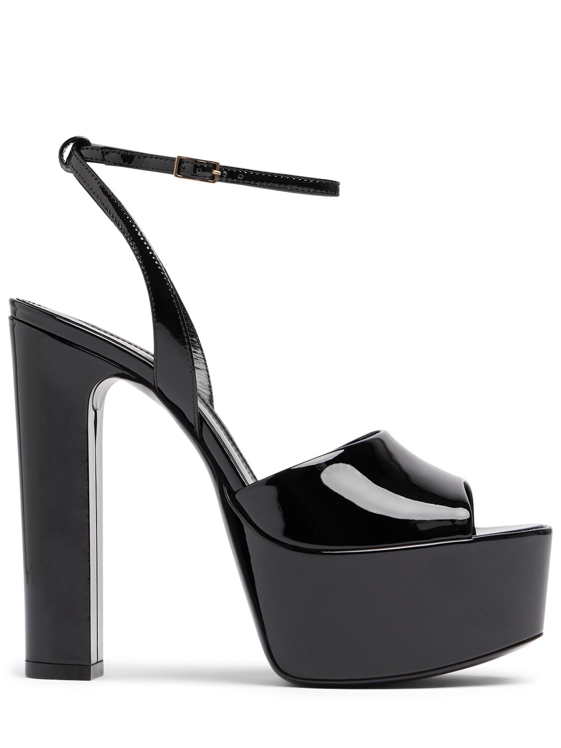 Mm Jodie Leather Platform Sandals - SAINT LAURENT - Modalova