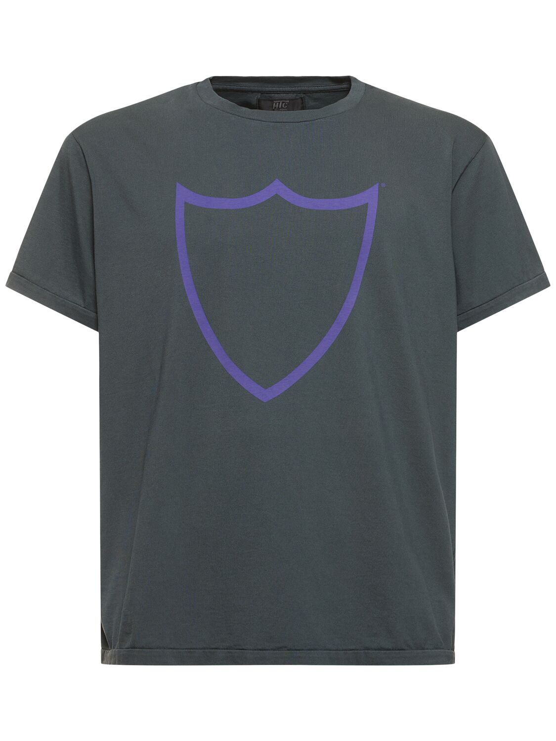 T-shirt In Jersey Di Cotone Con Logo - HTC LOS ANGELES - Modalova
