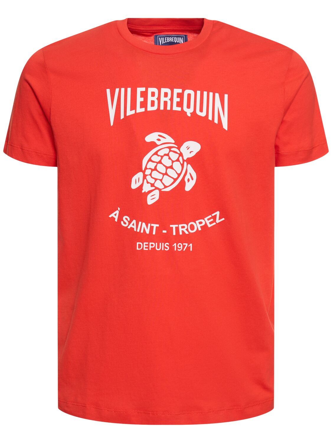 T-shirt In Jersey Di Cotone Con Logo - VILEBREQUIN - Modalova