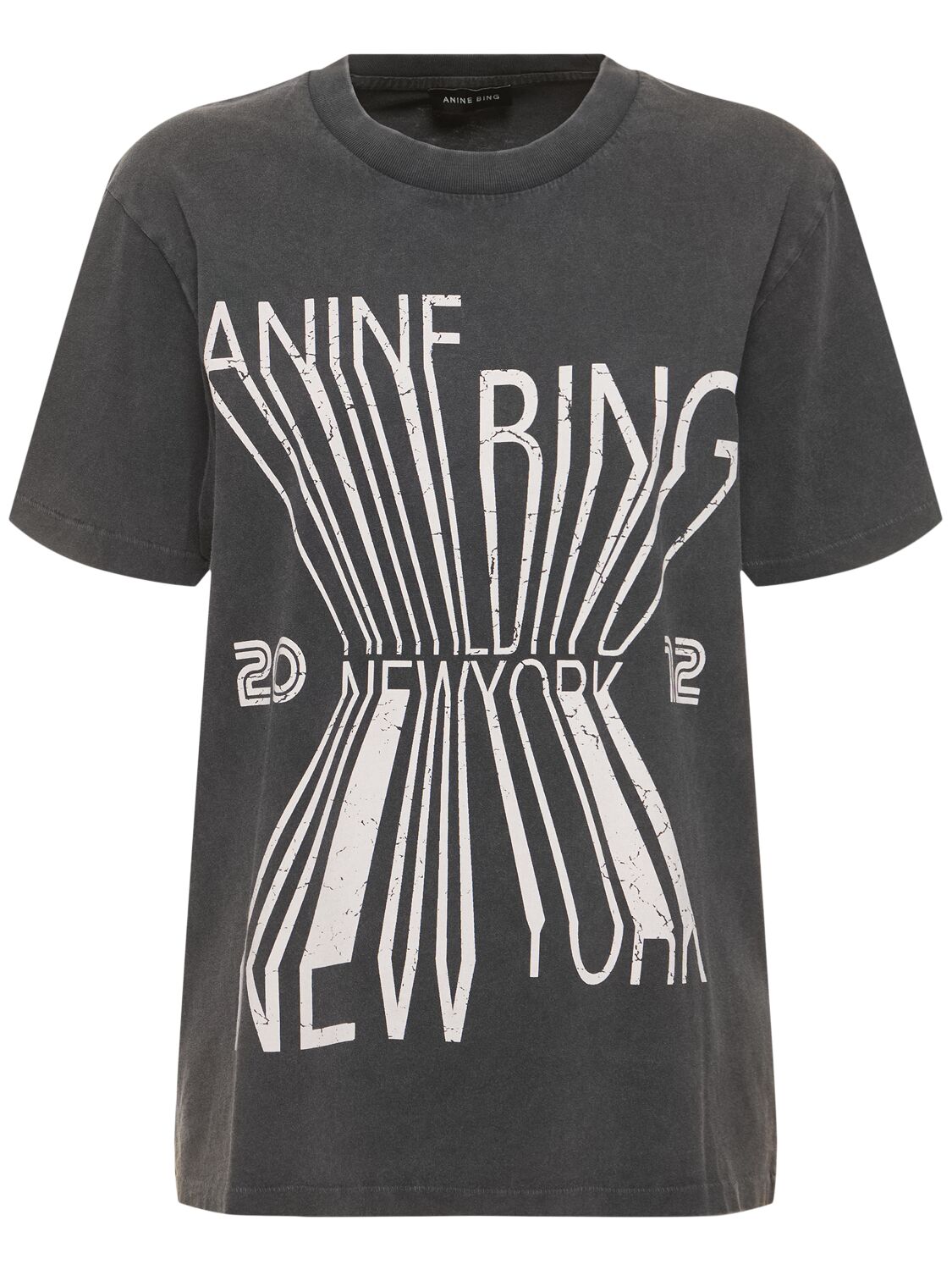 T-shirt Colby Bing New York In Cotone - ANINE BING - Modalova