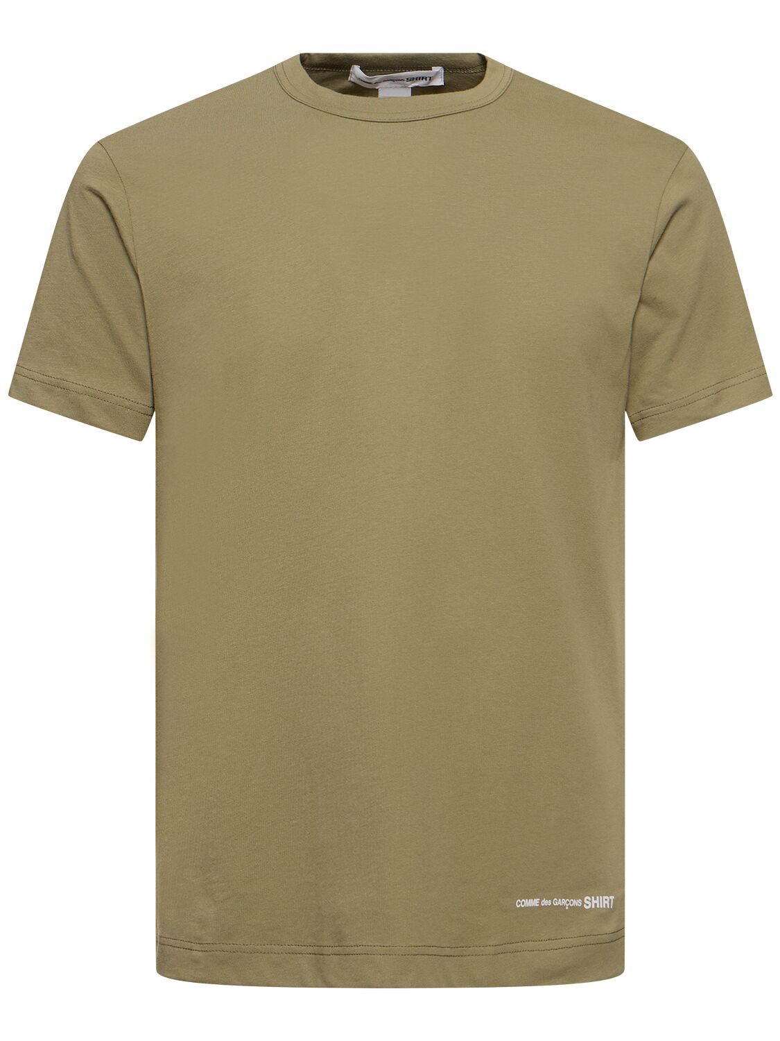 T-shirt In Cotone Con Logo - COMME DES GARÇONS SHIRT - Modalova