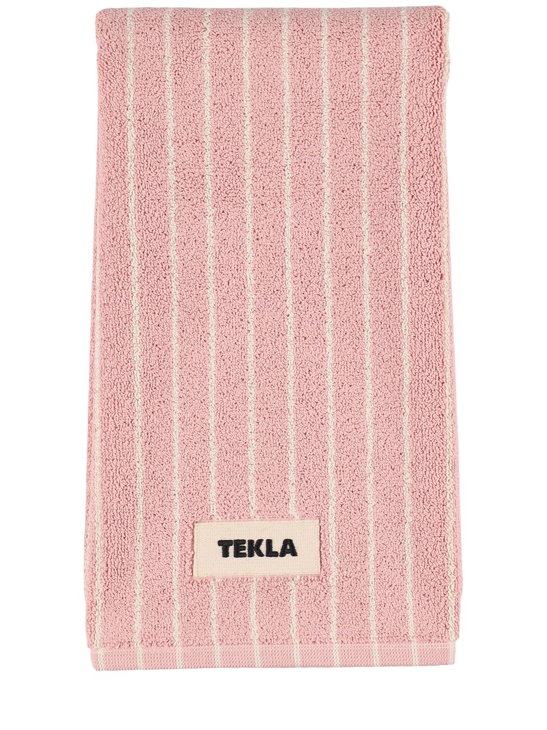 Shaded Pink Striped Bath Mat - TEKLA - Modalova