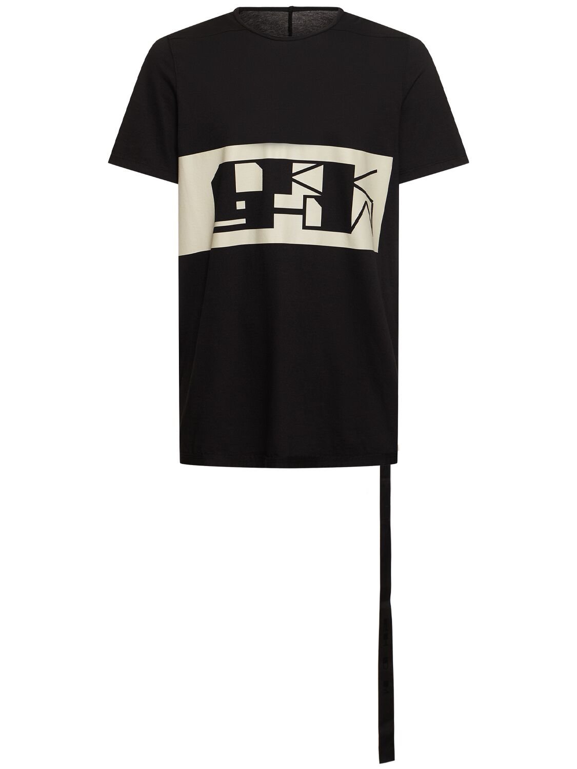 T-shirt Level T In Cotone Con Stampa - RICK OWENS DRKSHDW - Modalova