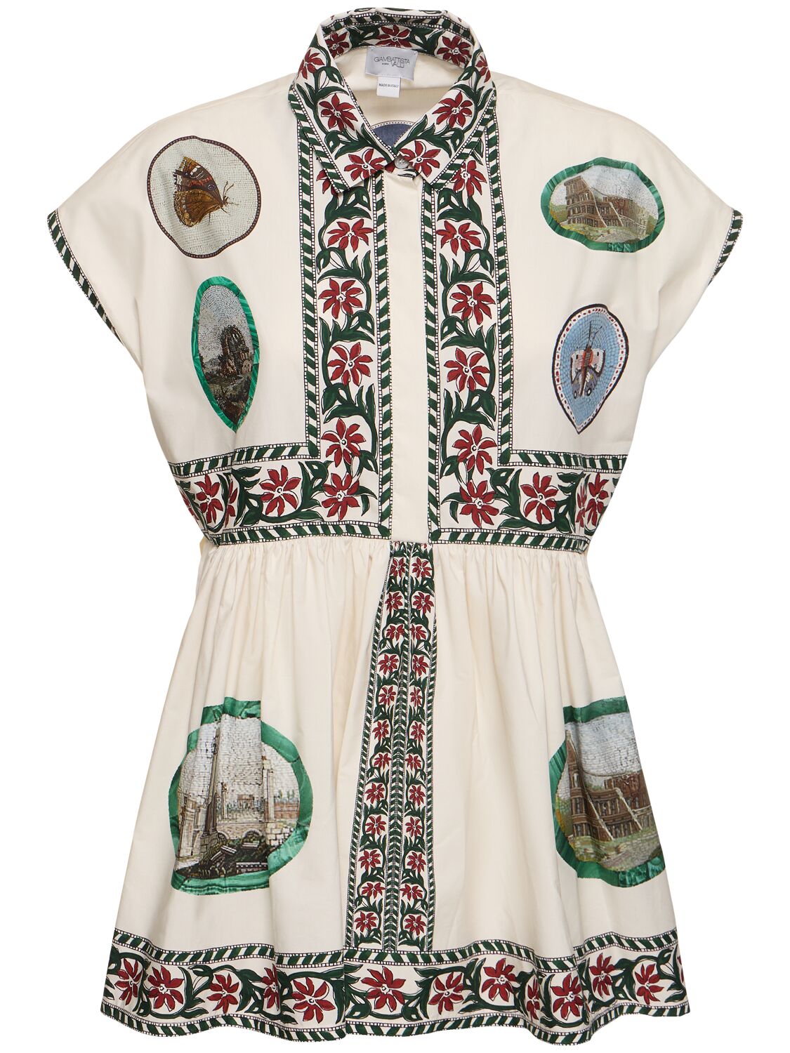 Mujer Camisa De Popelina Estampada / 38 - GIAMBATTISTA VALLI - Modalova
