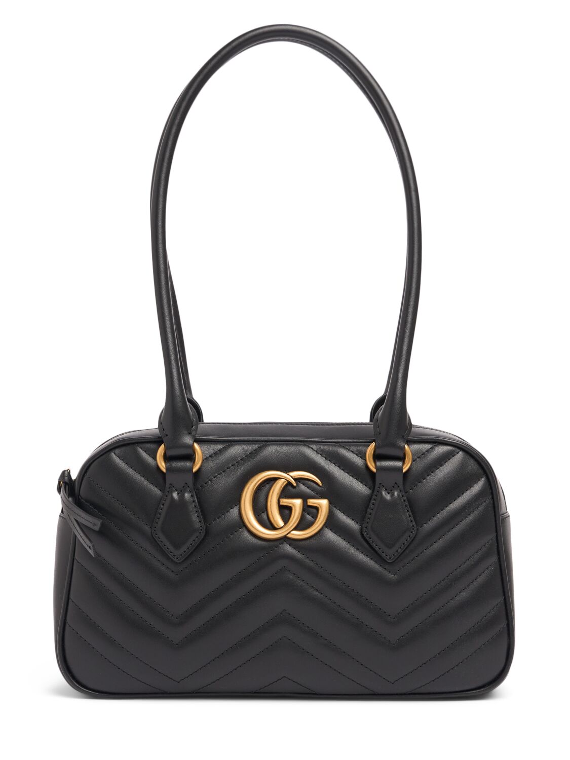 Small Gg Marmont Leather Top Handle Bag - GUCCI - Modalova