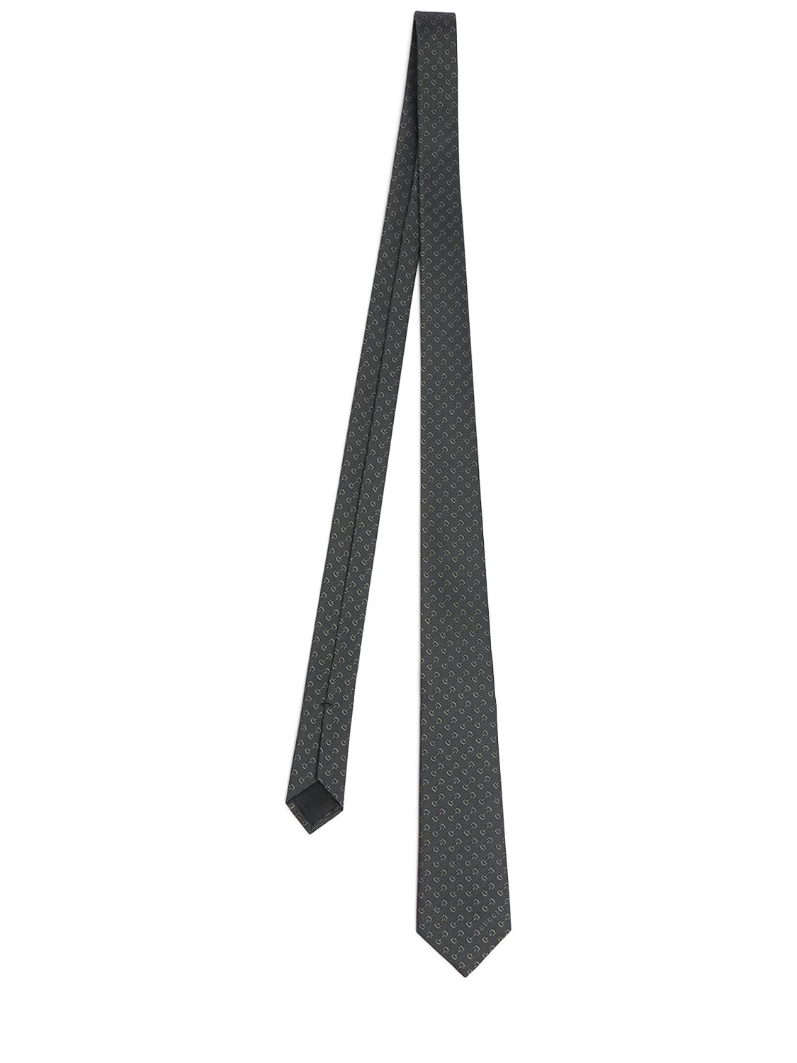 Cravatta 7cm Gubit In Seta - GUCCI - Modalova