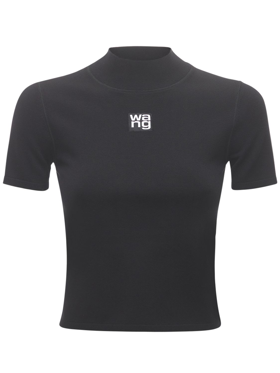 T-shirt In Jersey Stretch Con Logo - ALEXANDER WANG - Modalova