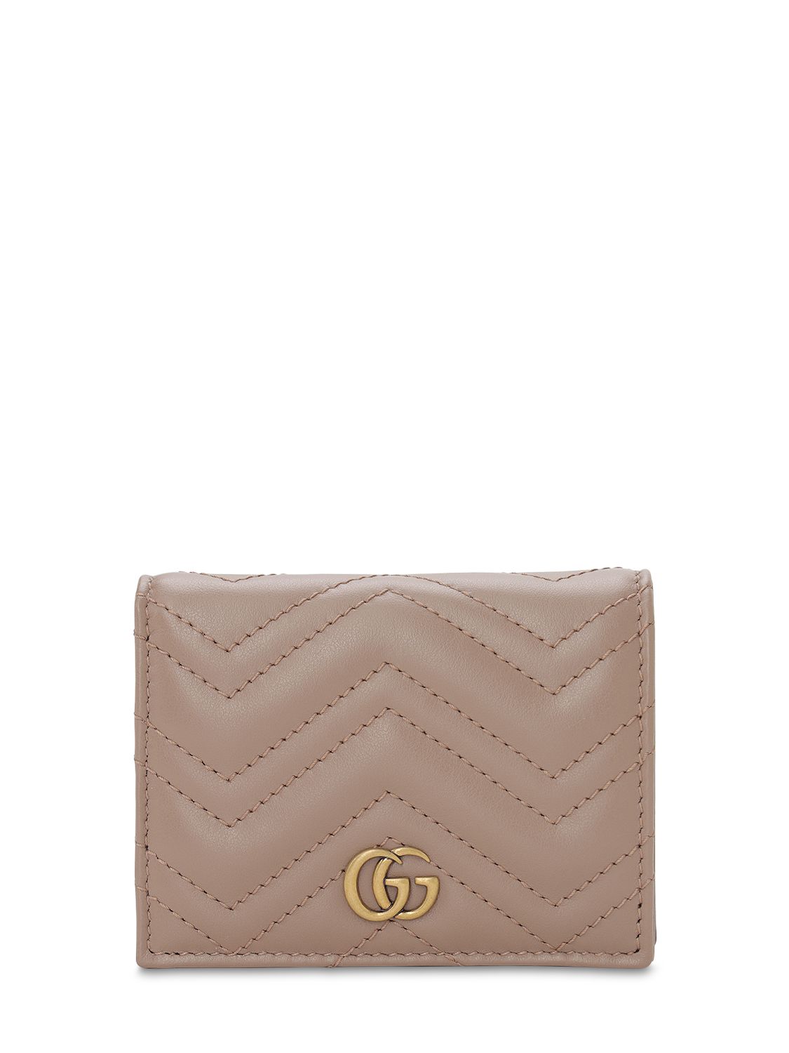 Gg Marmont Leather Wallet - GUCCI - Modalova