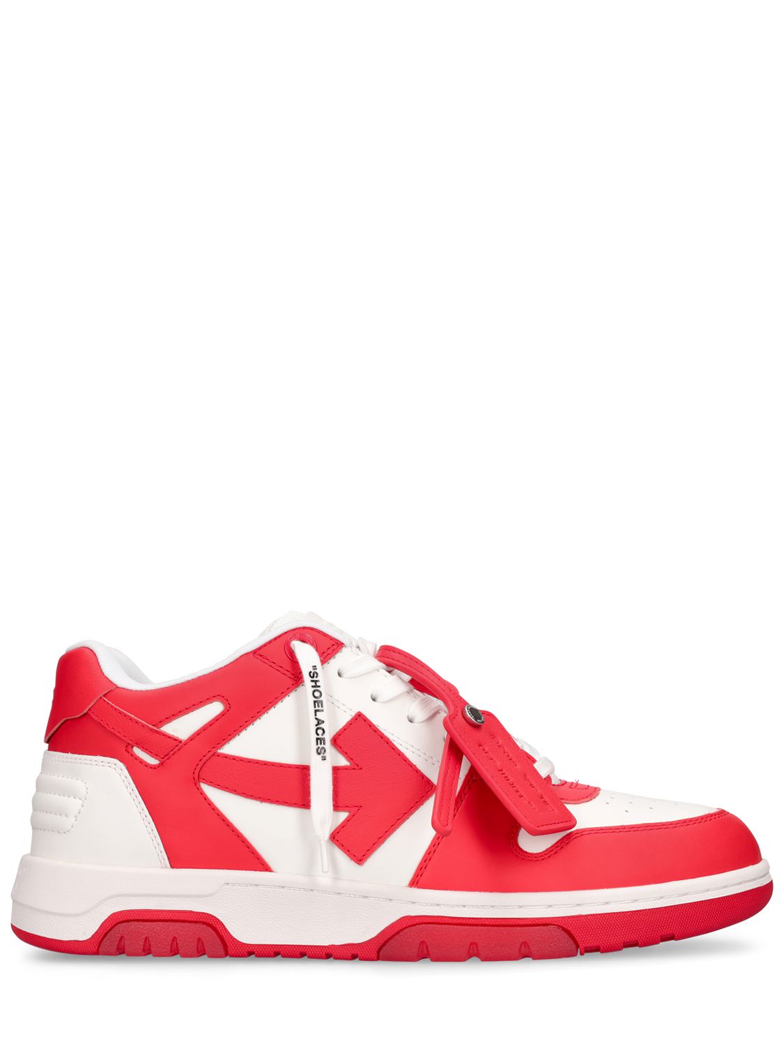 Out Of Office Leather Low Top Sneakers - OFF-WHITE - Modalova