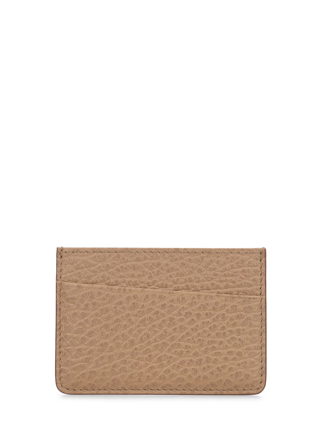 Grainy Leather 3 Card Holder - MAISON MARGIELA - Modalova