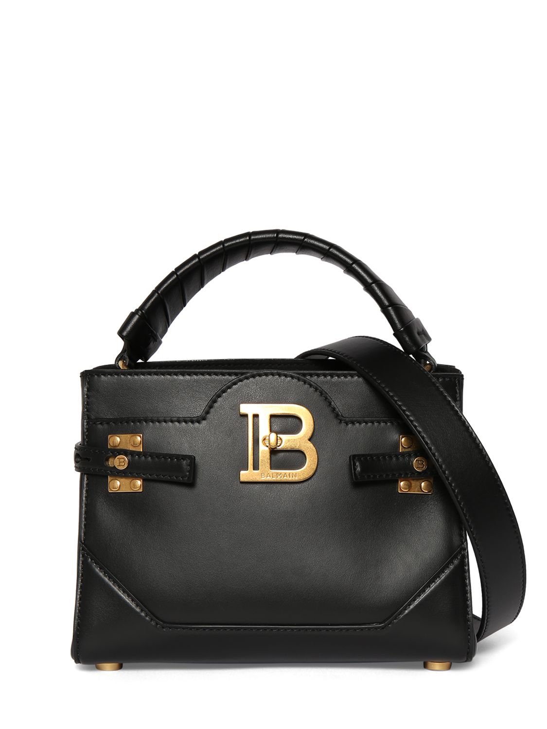 Bbuzz 22 Leather Top Handle Bag - BALMAIN - Modalova