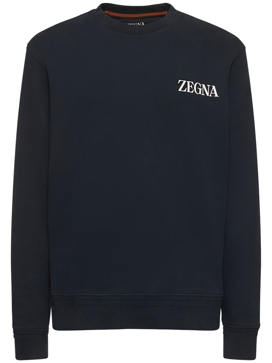 Sweatshirt Aus Baumwolle Mit U-ausschnitt - ZEGNA - Modalova