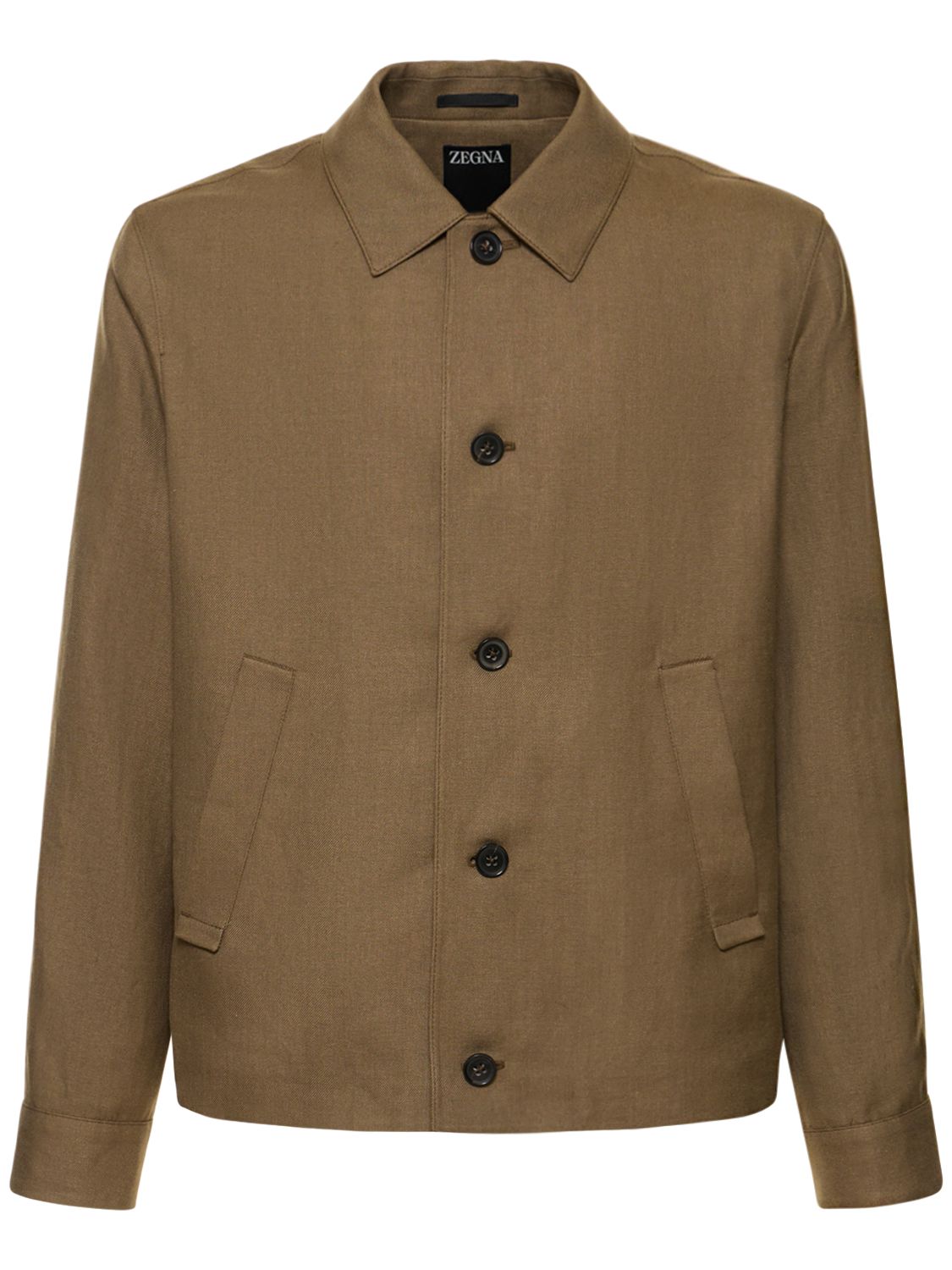 Lined & Wool Chore Jacket - ZEGNA - Modalova