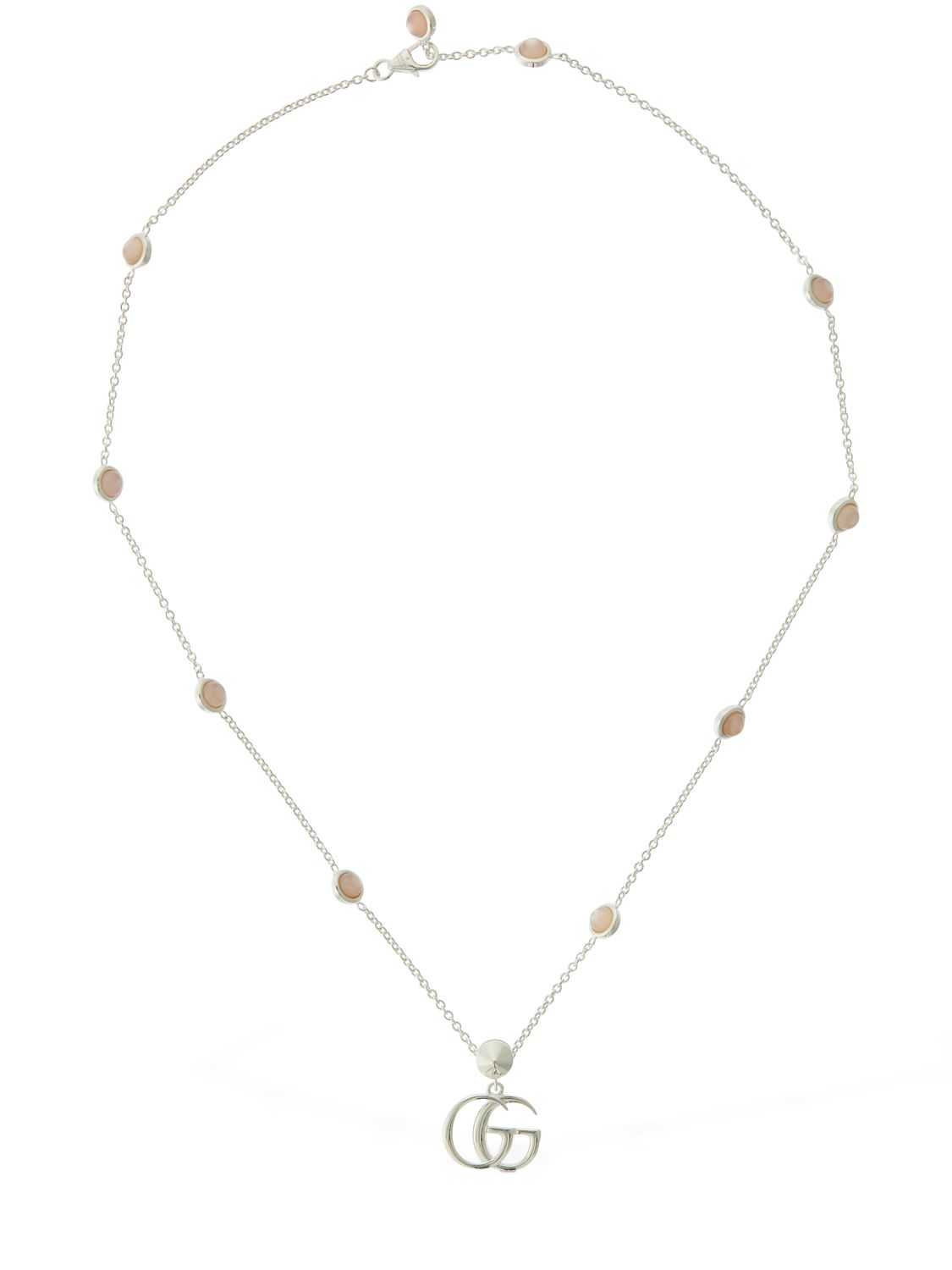 Double G Mother Of Pearl Necklace - GUCCI - Modalova