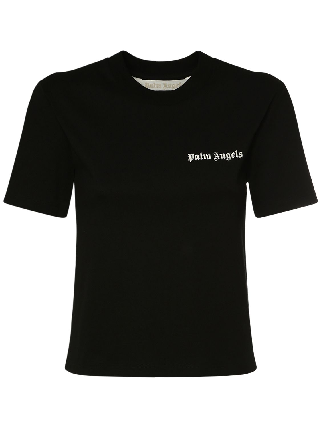 Mujer Camiseta De Jersey De Algodón Con Logo / Xxs - PALM ANGELS - Modalova
