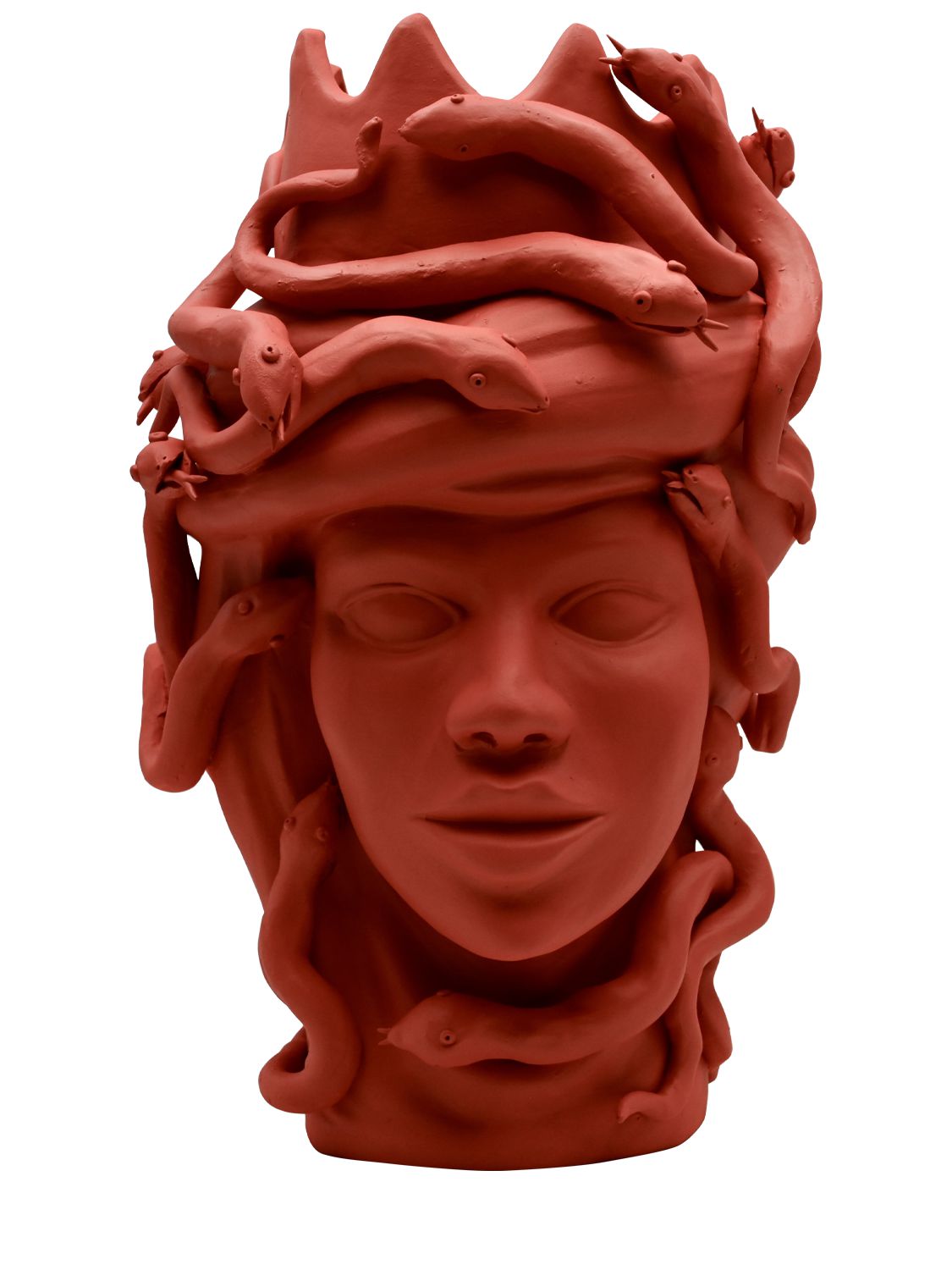 Casa Escultura Medusa De Cerámica Unique - OVO IDEE E MANUFATTI - Modalova