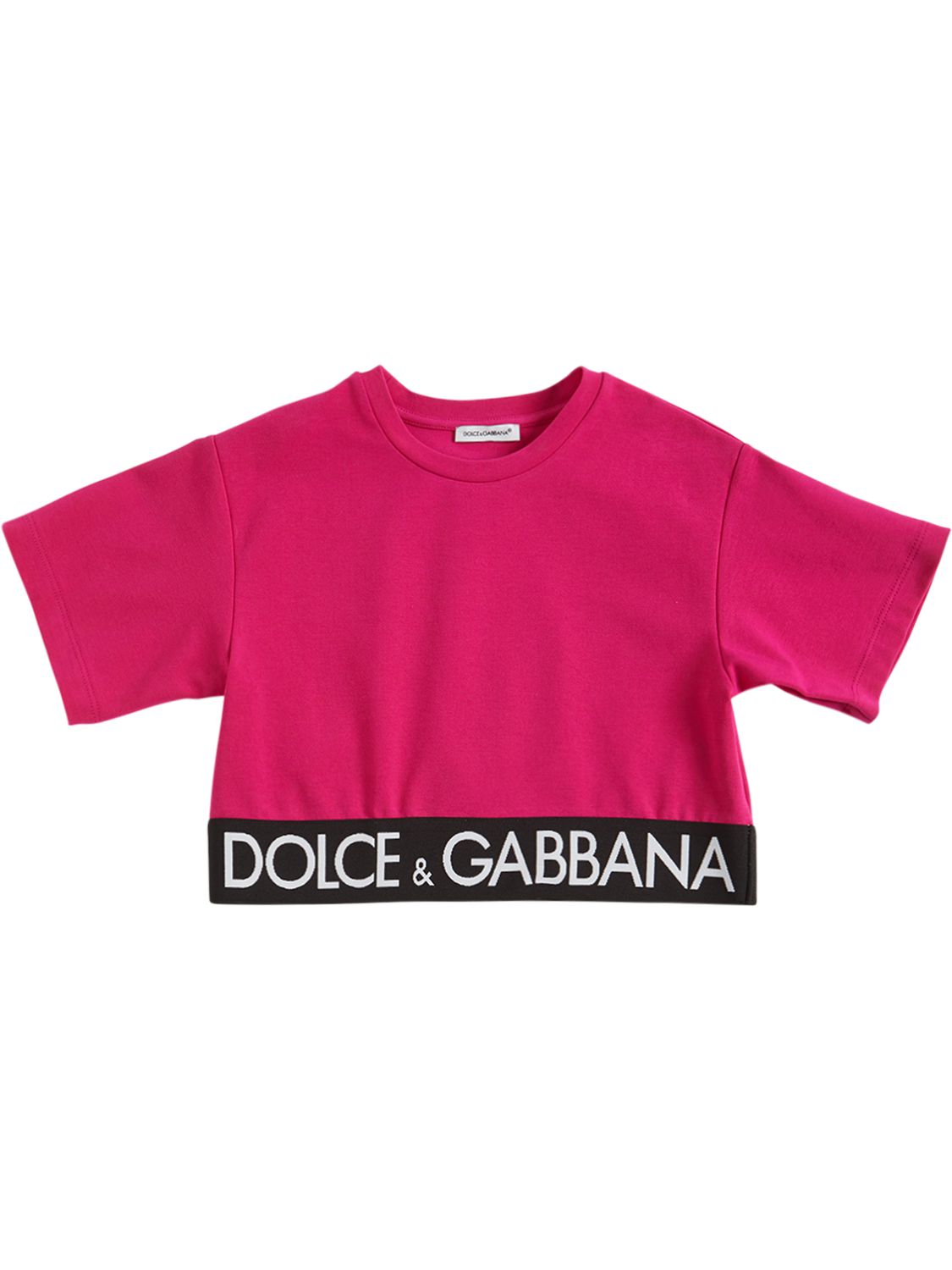 Niña Camiseta De Algodón Jersey Con Logo 8a - DOLCE & GABBANA - Modalova