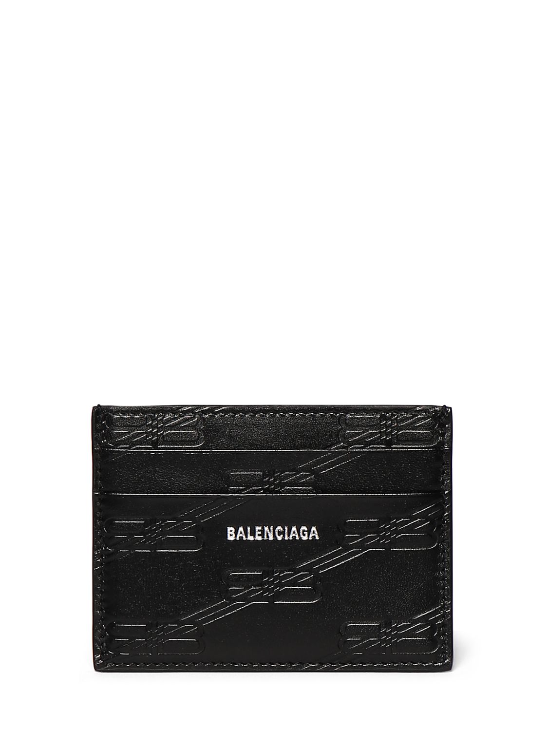 Bb Monogram Embossed Card Holder - BALENCIAGA - Modalova