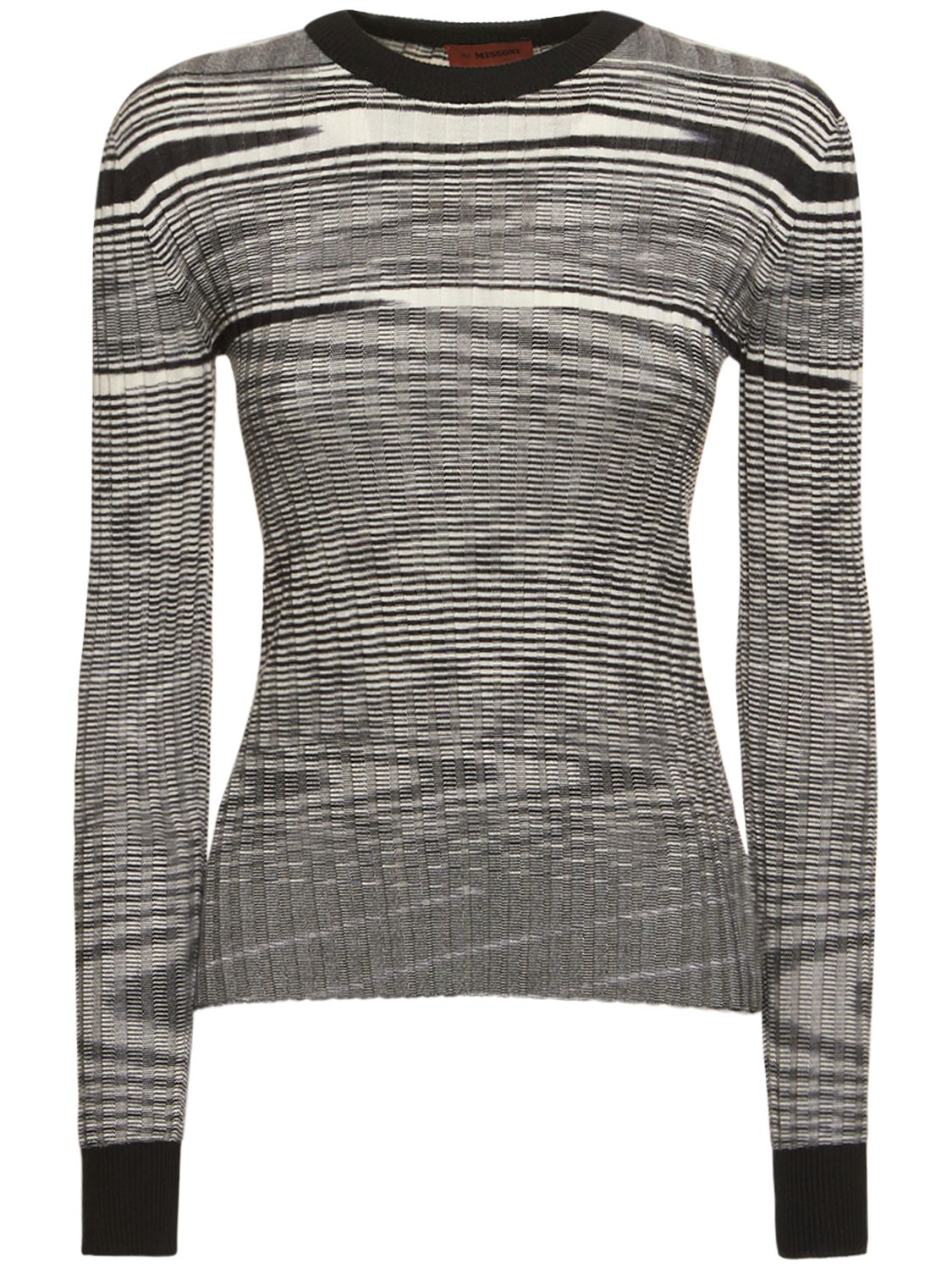 Silk & Cashmere Knit Crewneck Sweater - MISSONI - Modalova