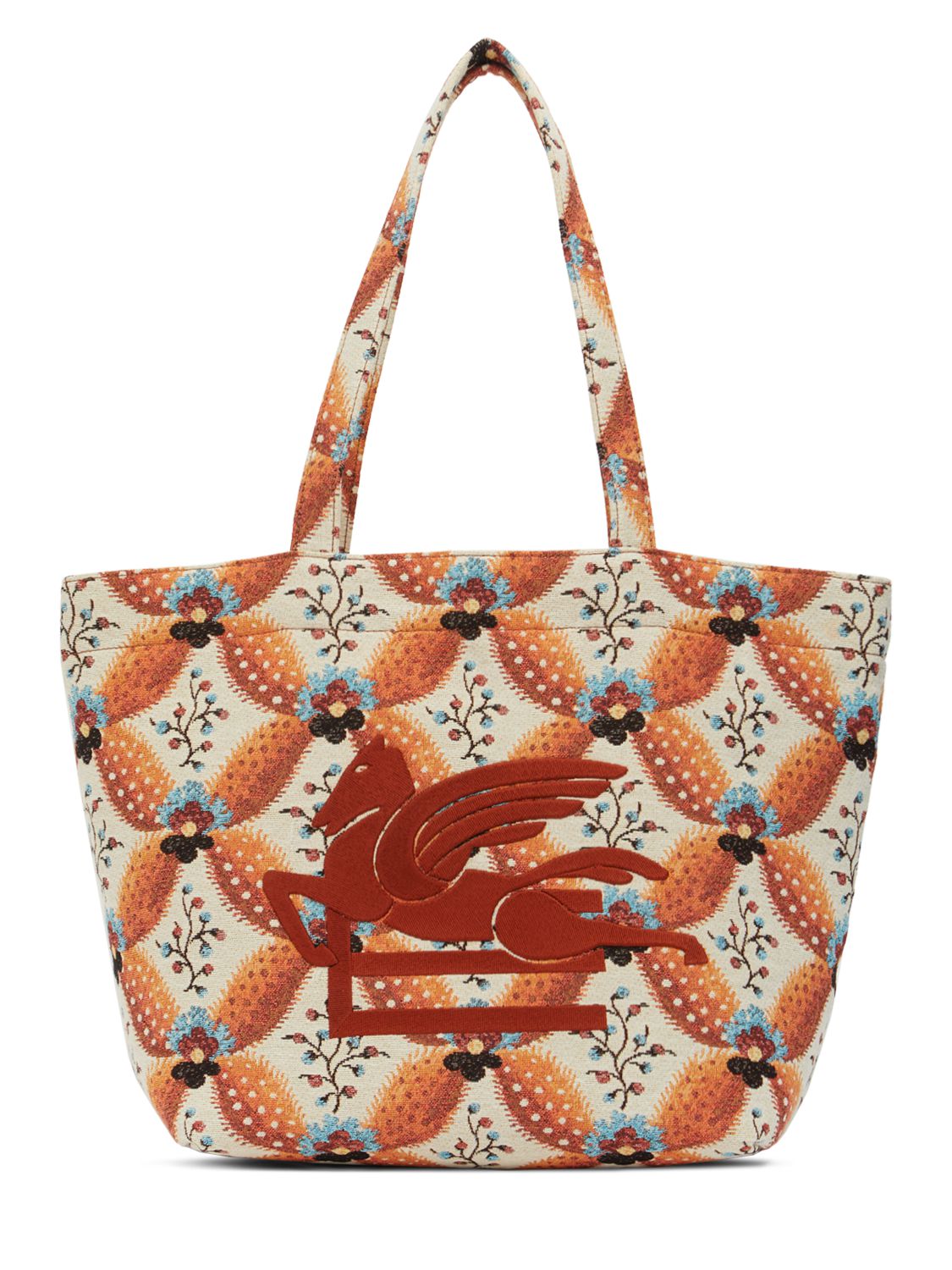 Embroidered Cotton Tote Bag - ETRO - Modalova