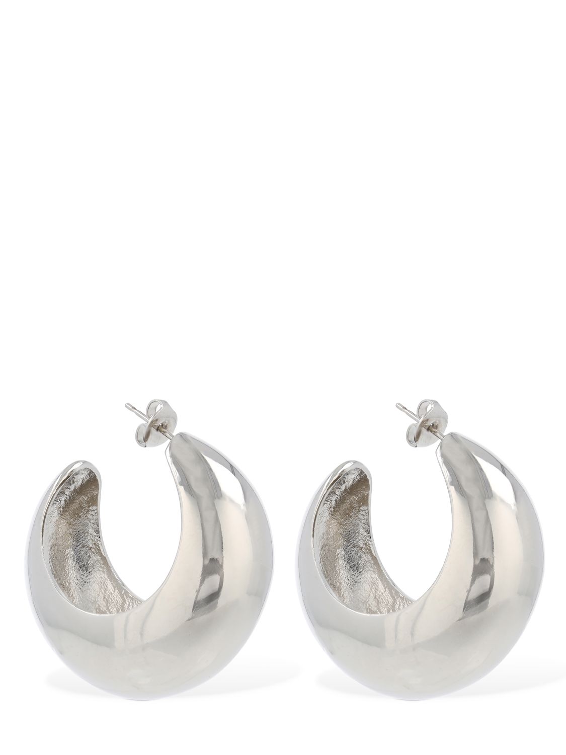 Shiny Crescent Big Hoop Earrings - ISABEL MARANT - Modalova