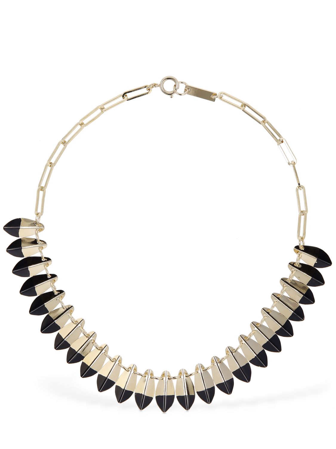 Halskette Mit Halbfarbigem Blattdesign - ISABEL MARANT - Modalova