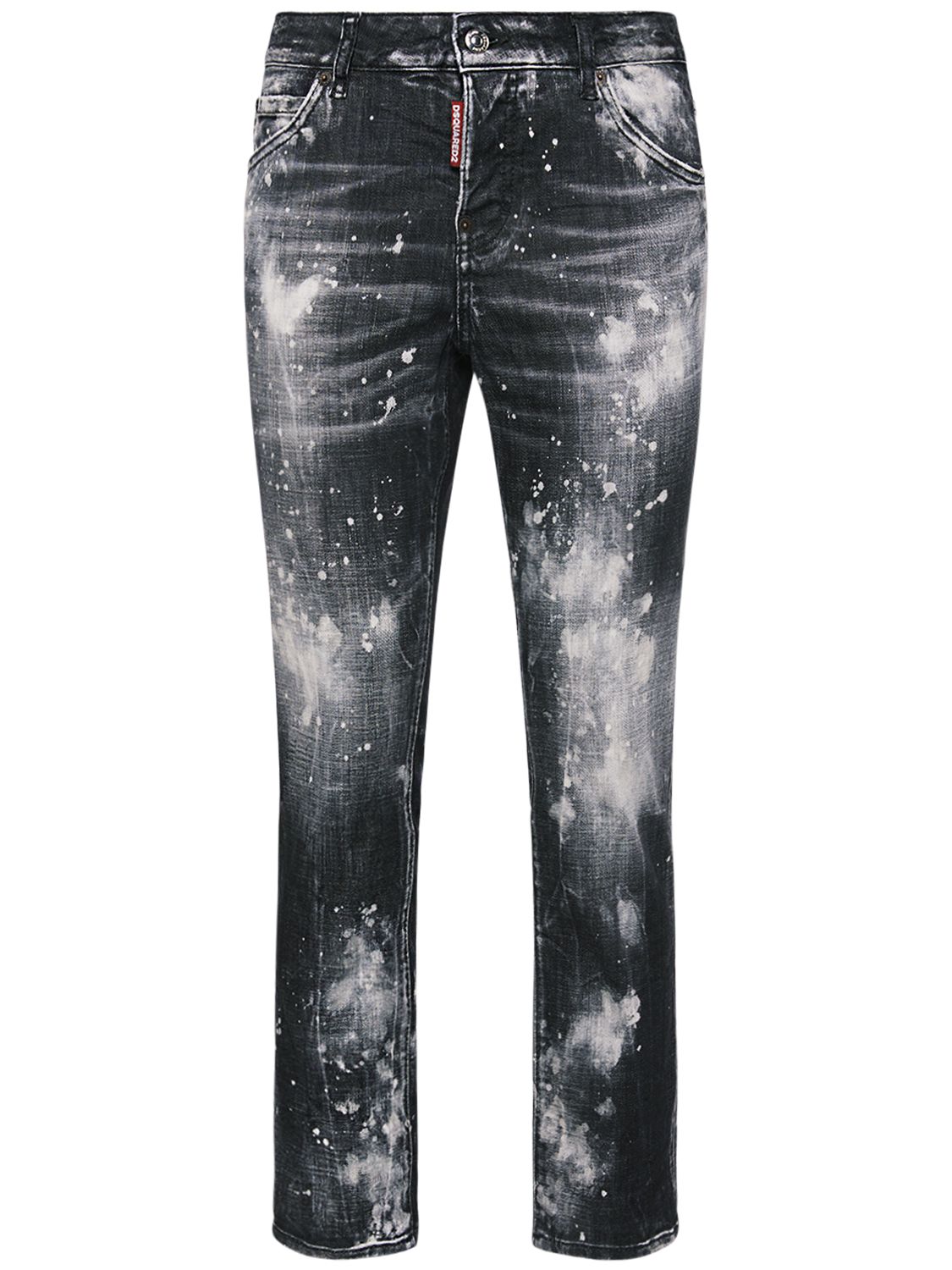 Cool Girl Painted Stretch Denim Jeans - DSQUARED2 - Modalova