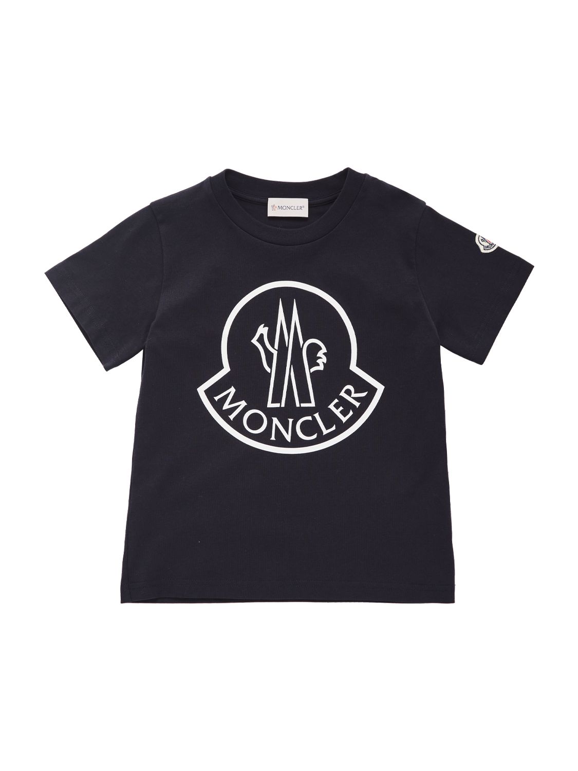 Niña Camiseta De Jersey De Algodón Con Logo 4a - MONCLER - Modalova