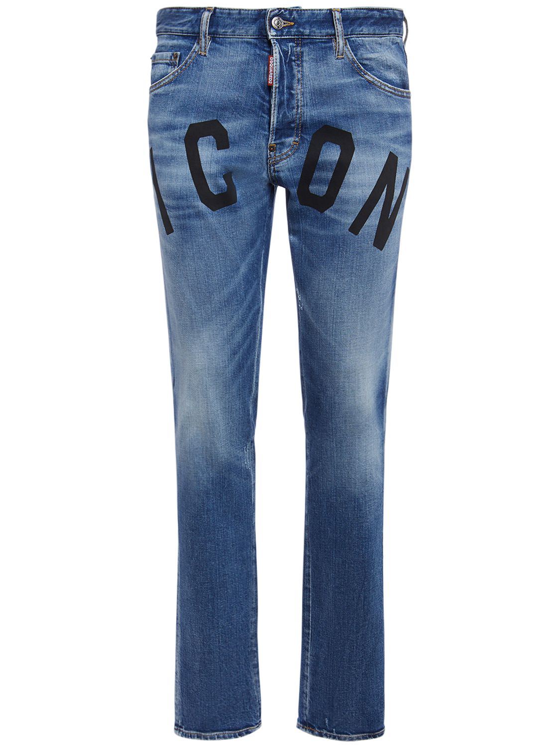 Jeans Cool Guy Con Stampa - DSQUARED2 - Modalova