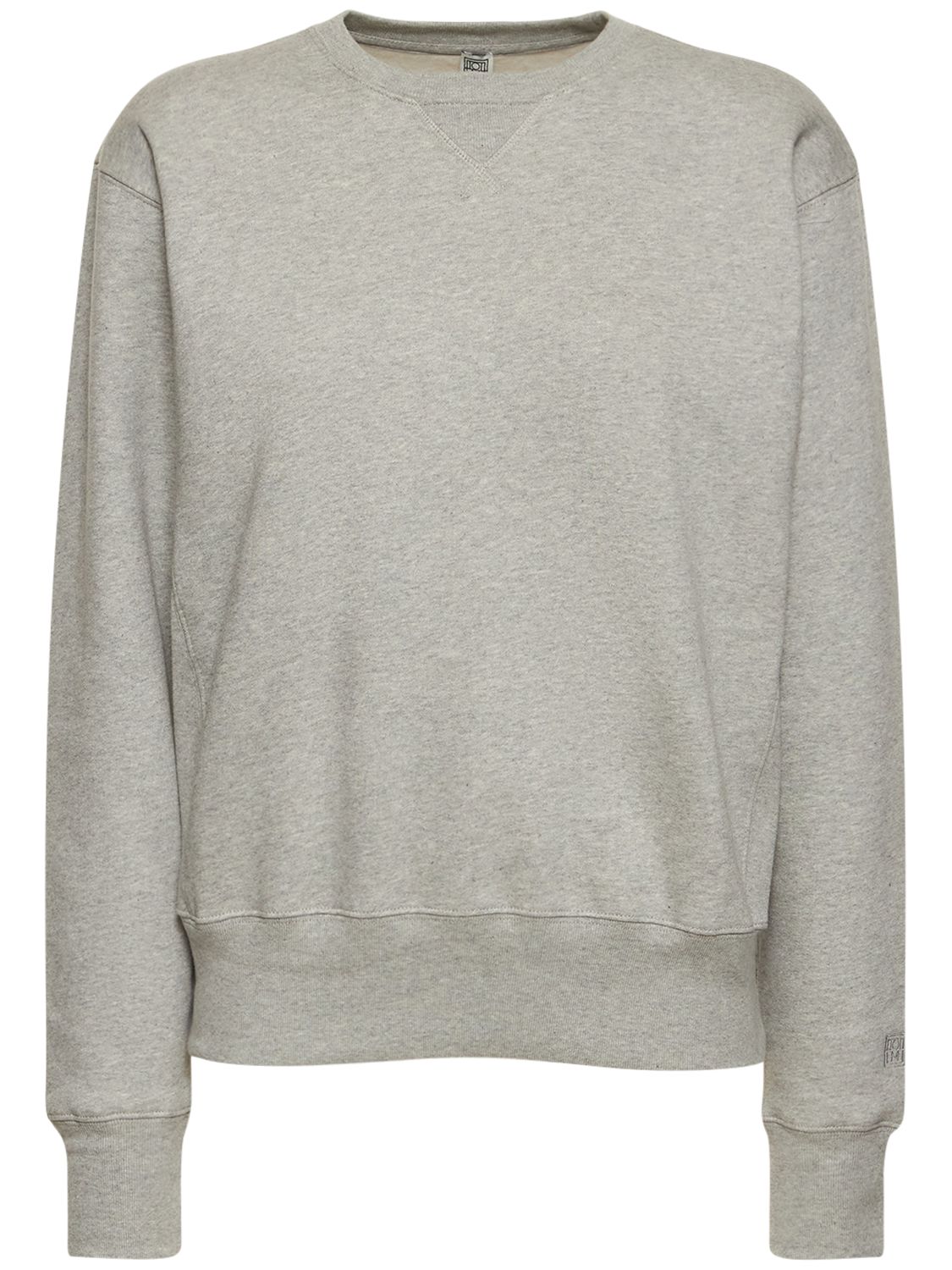 Sweatshirt Aus Baumwolle Mit U-ausschnitt - TOTEME - Modalova