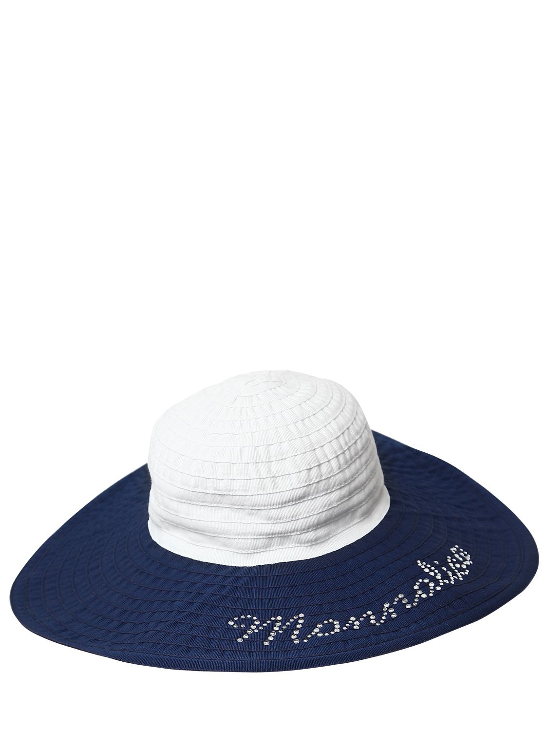 Niña Sombrero De Algodón Con Ala Ancha / 56 - MONNALISA - Modalova
