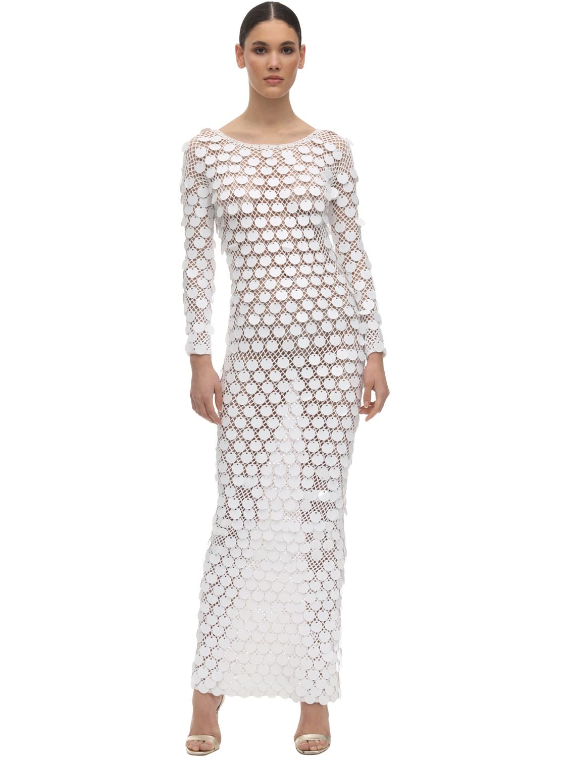 Sequin Crochet Long Dress - IN THE MOOD FOR LOVE - Modalova
