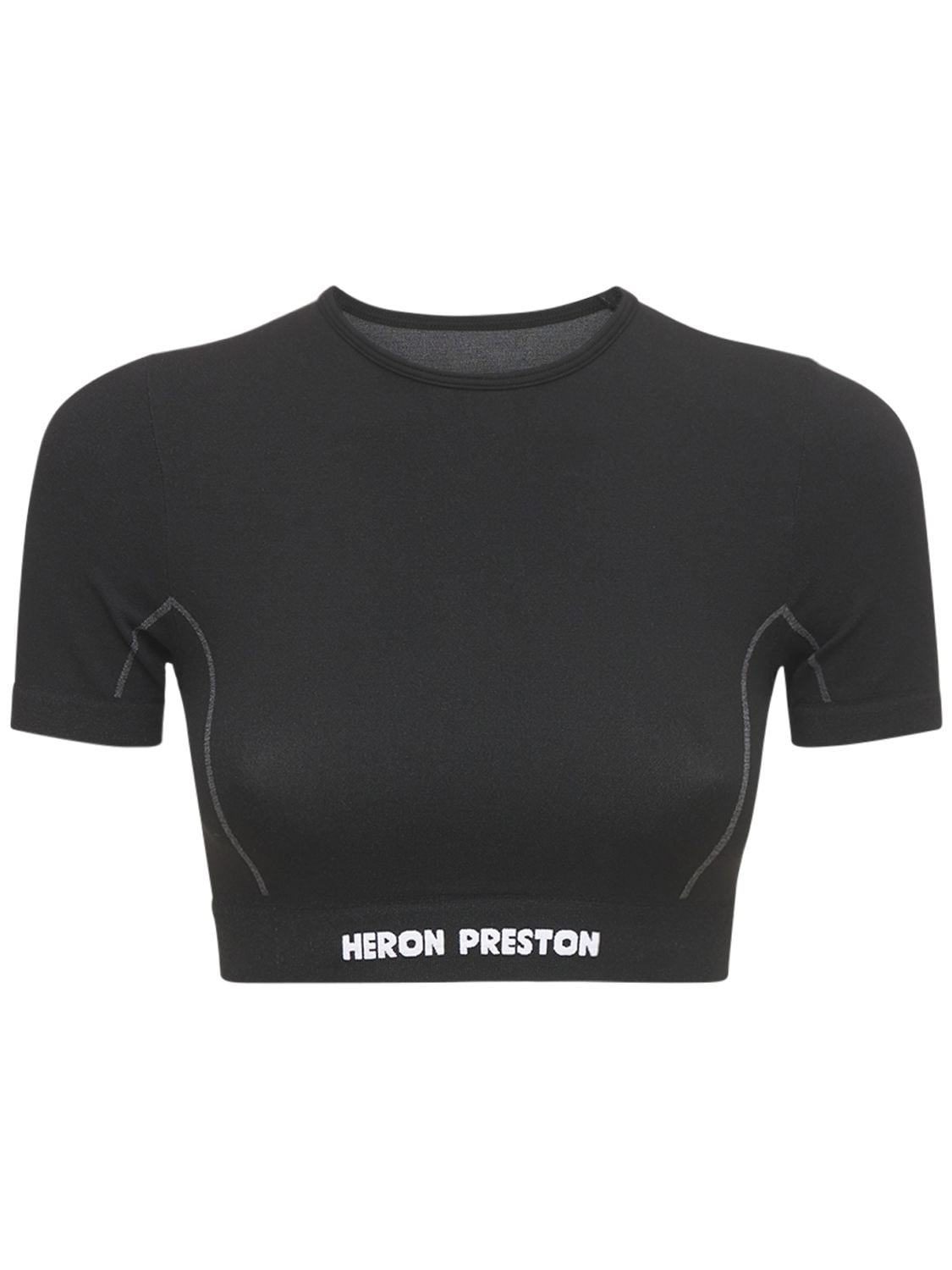 Mujer Top Cropped De Jersey Tech S - HERON PRESTON - Modalova
