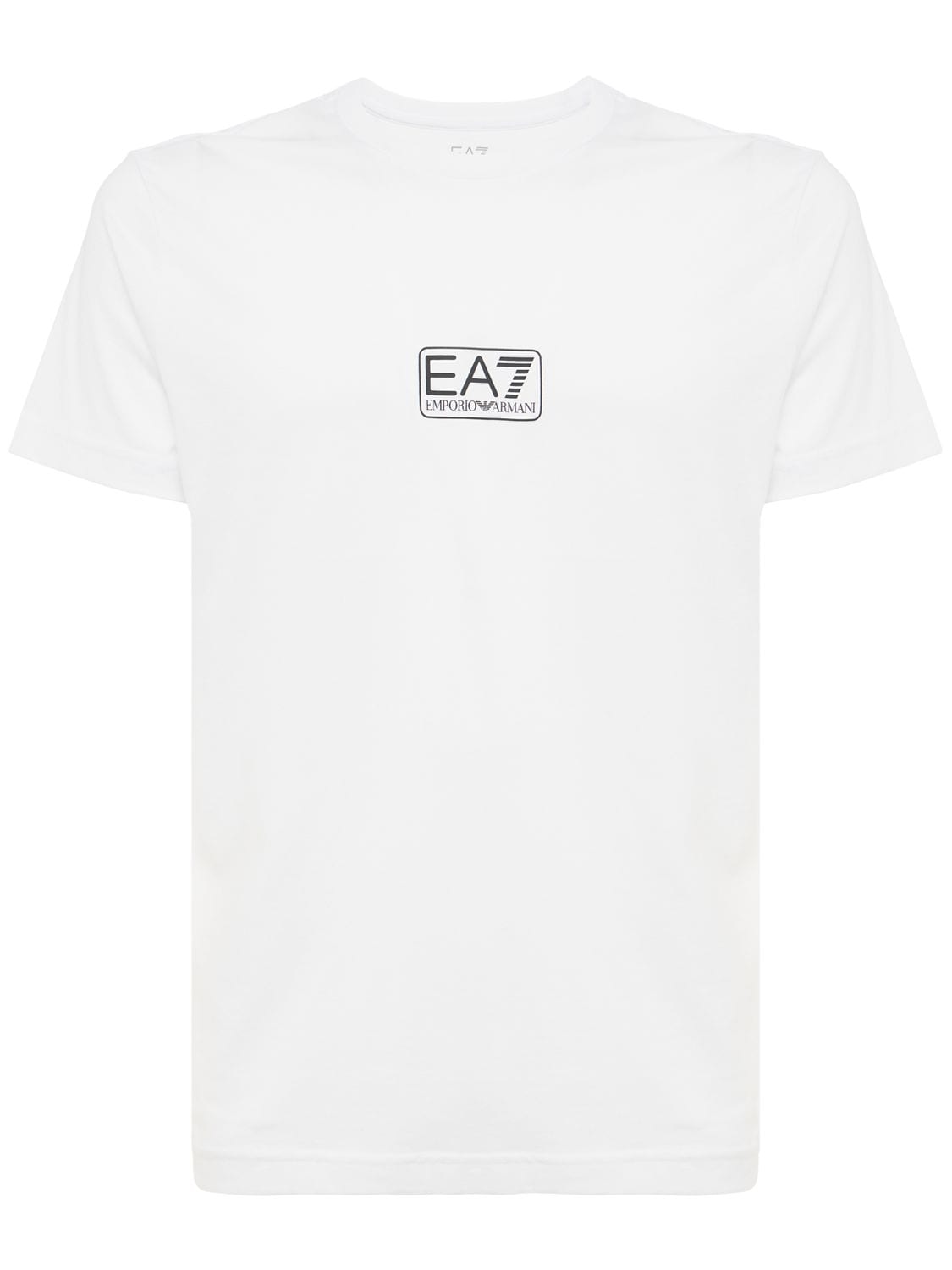 Hombre Camiseta De Jersey De Algodón Con Logo S - EA7 EMPORIO ARMANI - Modalova