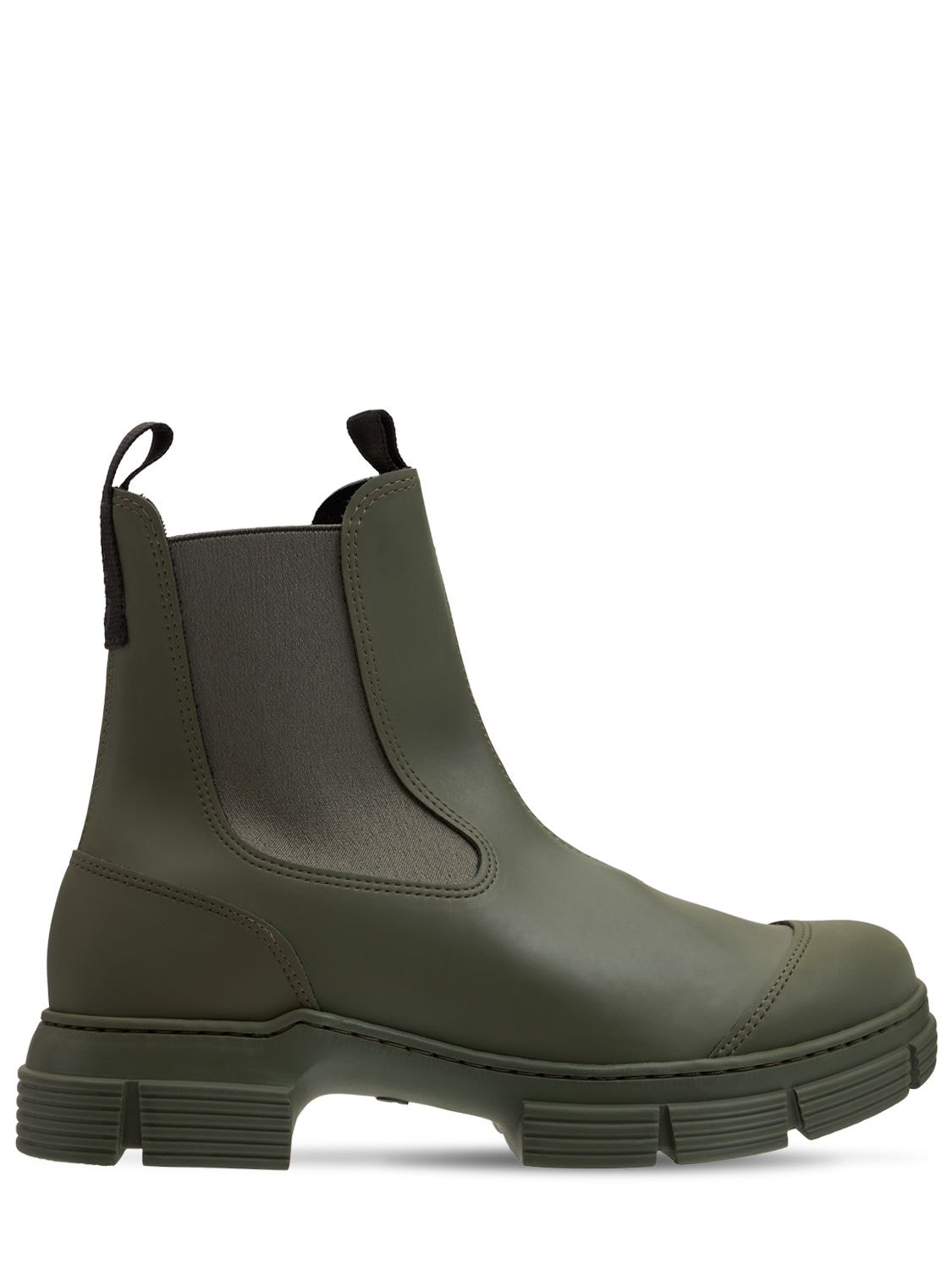 Mmm Ankle Rubber Rain Boots - GANNI - Modalova