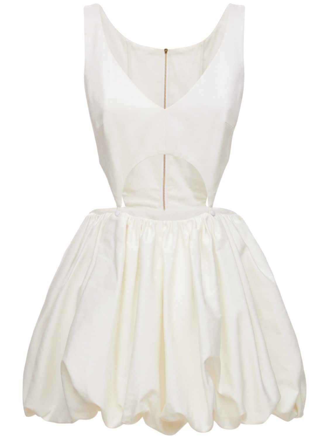 Cotton Denim Cut Out Mini Dress - PRABAL GURUNG - Modalova