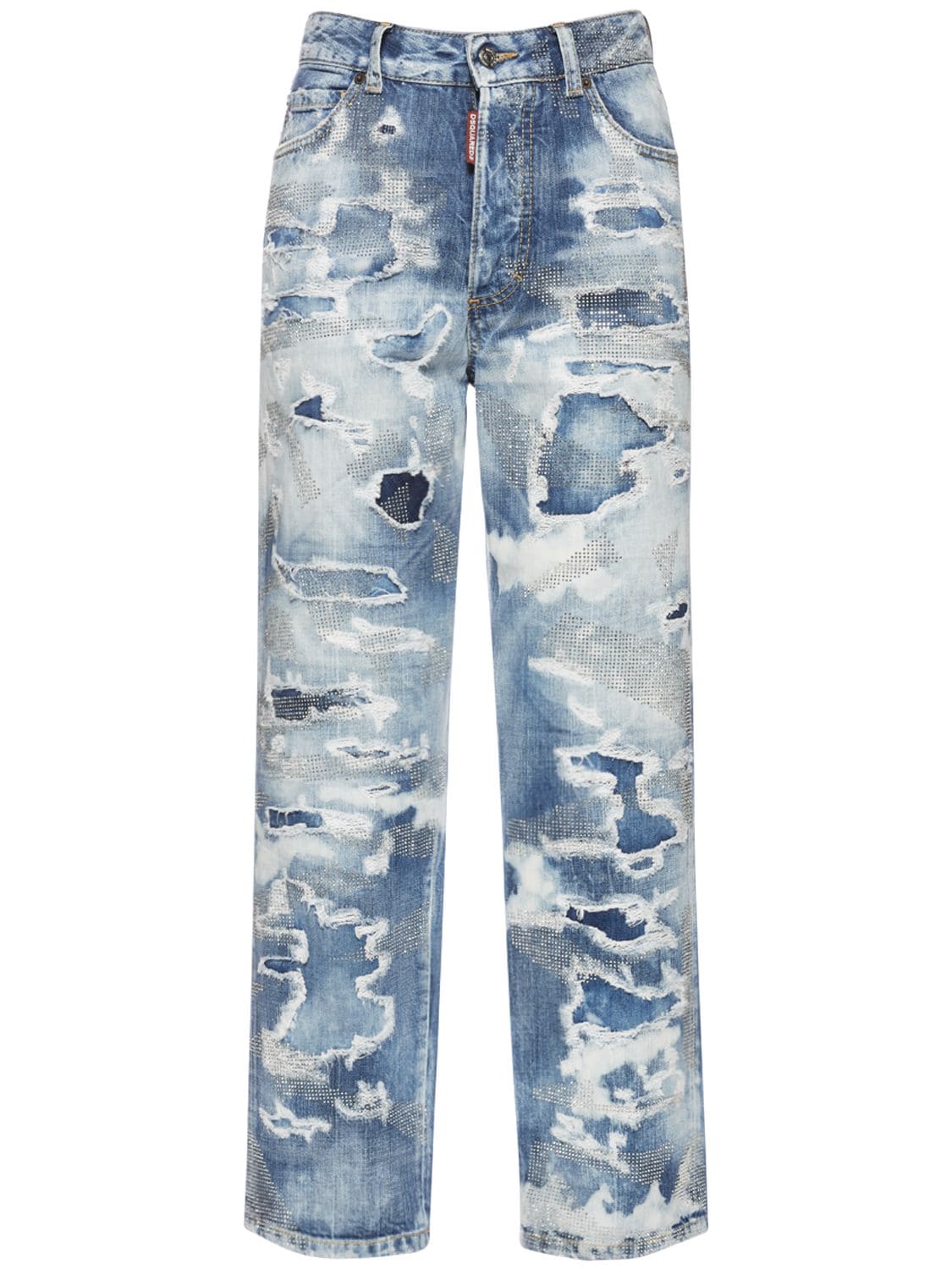 Mujer Jeans Boston De Con Estampado 34 - DSQUARED2 - Modalova