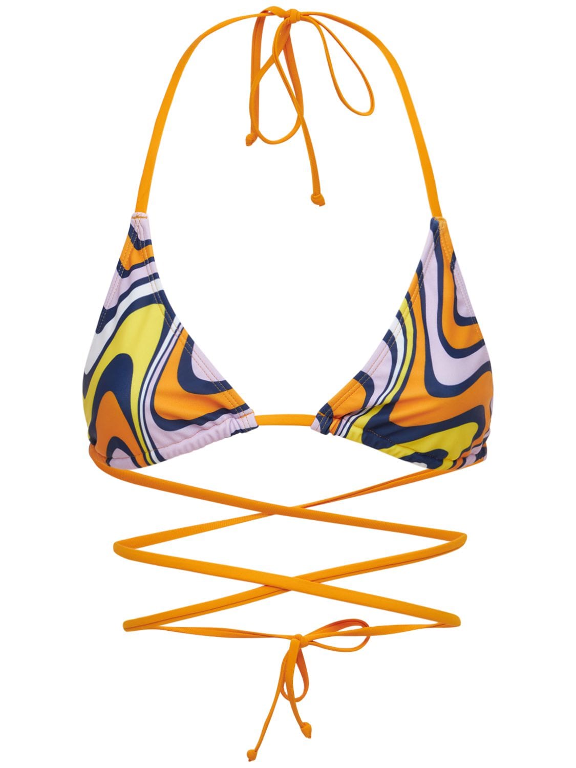Wraparound Triangle Bikini Top - ADAM SELMAN SPORT - Modalova