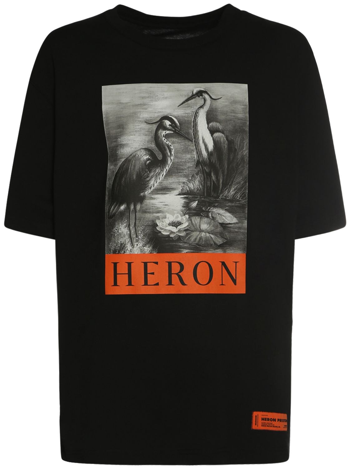 Hombre Camiseta Heron De Jersey De Algodón Con Estampado / Xs - HERON PRESTON - Modalova