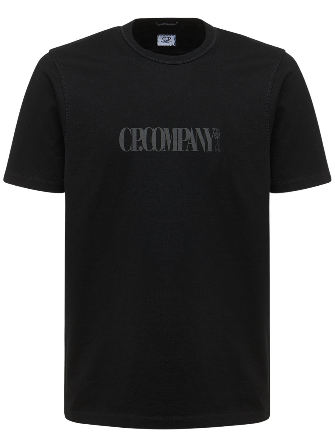 Logo Print Cotton T-shirt - C.P. COMPANY - Modalova
